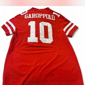 San Francisco 49ers  red Nike jersey